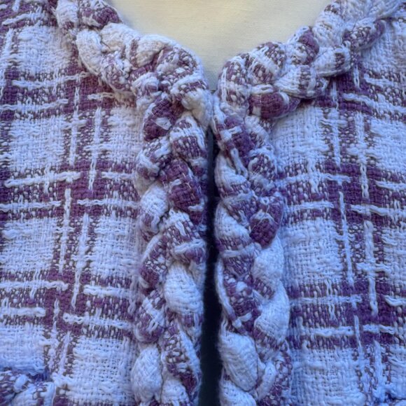 Theory Women's Braided Texture Blazer Sz 6 - Picture 7 of 10